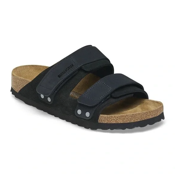 Birkenstock Uji Nubuck-Suede Leather - Black - Picture 2 of 9